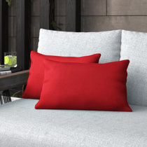 Red 2024 patio pillows